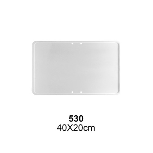  Placas complementarias ECO perforación horizontal con vinilo y texto personalizable