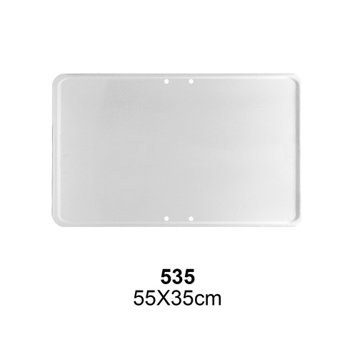  Placas complementarias ECO perforación horizontal con vinilo y texto personalizable
