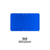 542 - Placa complementaria Azul 40x20 cm
