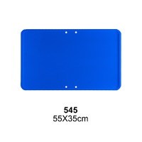 545 - Placa Azul Perforación Horizontal  - 55x35 cm