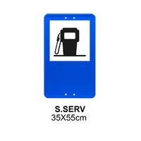 S.SERV-A - Señal informativa de servicios Amarilla