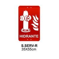 S.SERV-R - Señal informativa de servicios Roja