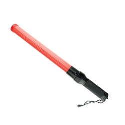 Balizamiento manual, paletas, bastón luminoso y banderas de señalización 9968 Bastón luminoso LED color rojo Ø40x540mm
