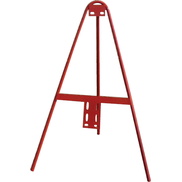 Trípode tubular lacado rojo para señales MOPU 60 y Económica 50cm