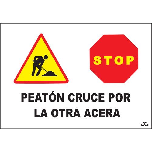 Carteles con diversas pictogramas para usos específicos