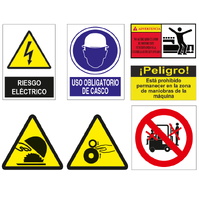 Adhesivos en diversos tamaños