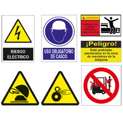 Adhesivos en diversos tamaños