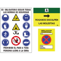 Cartelería para obras