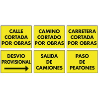 Cartelería para obras  Cartelería de obra en polipropileno celular