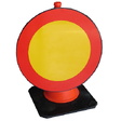 Señal MOPU CIRCULAR en PS con vinilo Reflex N1 para conos