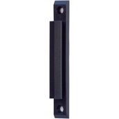 Postes separadores con cinta extensible retráctil 805199Ex Soporte a pared negro, fin de cinta extensible