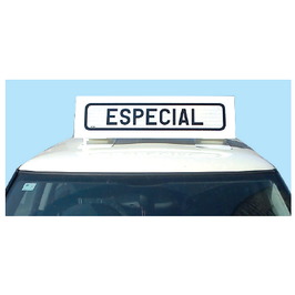 Placas indicadoras y de transporte 593B V21 Cartel avisador Especial