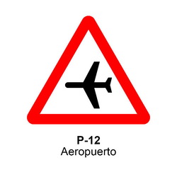 P-12 Aeropuerto <p class="new_señal"> NUEVA </p>