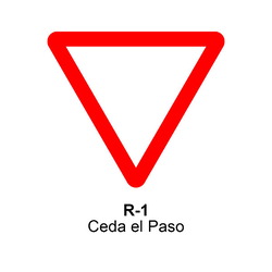 R-1 Ceda el paso