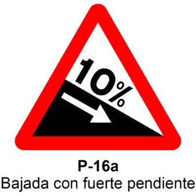 Señal MOPU acero triangular Señales de advertencia de peligro Señal MOPU acero triangular Señales de advertencia de peligro
