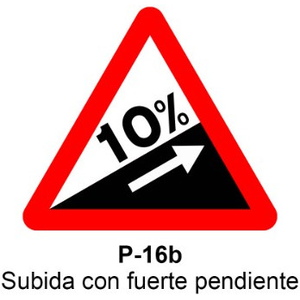 P-16b Subida con fuerte pendiente