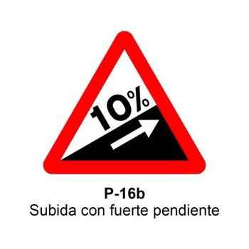 P-16b Subida con fuerte pendiente