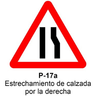 Señal MOPU acero triangular Señales de advertencia de peligro