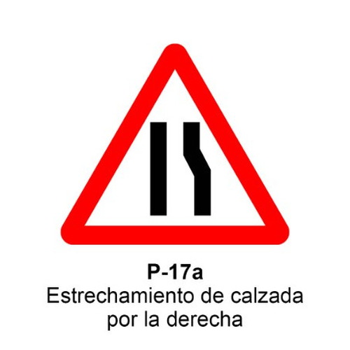 Señal MOPU aluminio triangular Señales de advertencia de peligro
