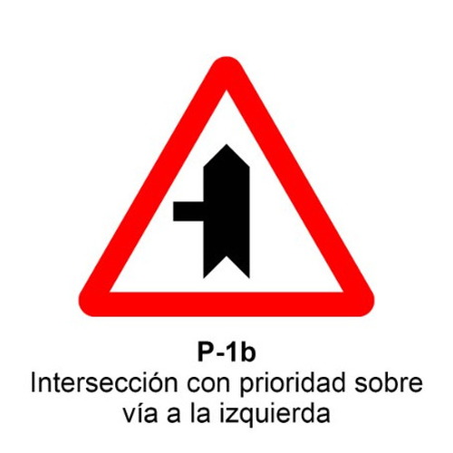 Señal MOPU aluminio triangular Señales de advertencia de peligro