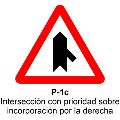 Señal MOPU acero triangular Señales de advertencia de peligro