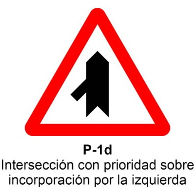 Señal MOPU acero triangular Señales de advertencia de peligro