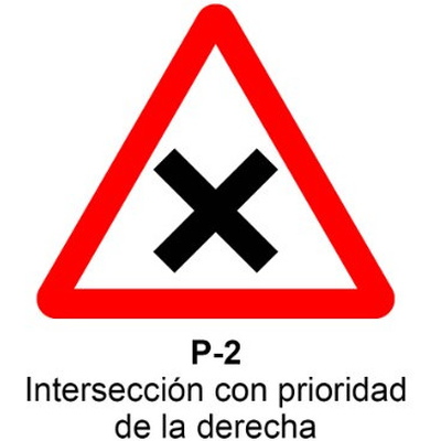 Señal MOPU acero triangular Señales de advertencia de peligro