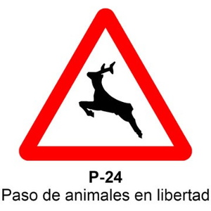 P-24 Paso de animales en libertad