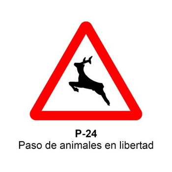 P-24 Paso de animales en libertad