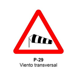 P-29 Viento transversal Señales DEFINITIVAS (fondo blanco)