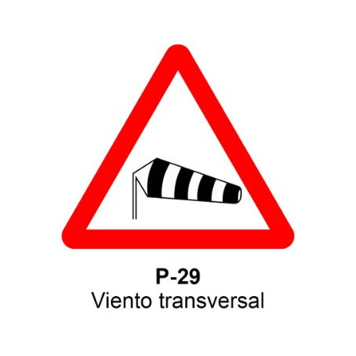 Señal MOPU aluminio triangular Señales de advertencia de peligro