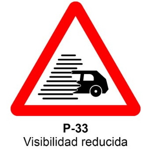 P-33 Visibilidad reducida