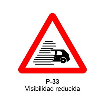 P-33 Visibilidad reducida