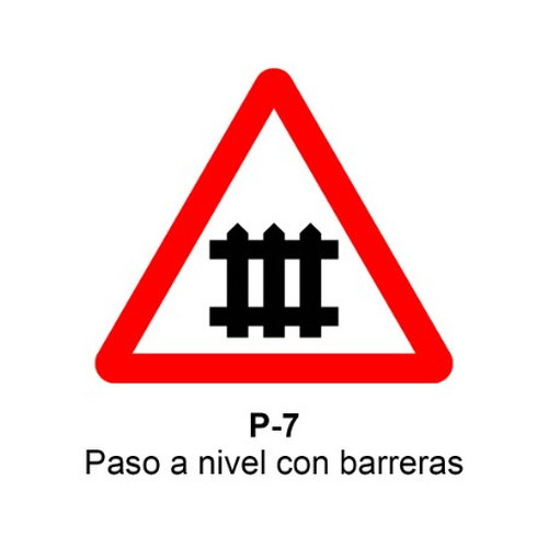 Señales económicas triangular de L70cm definitivas y de obra Señales de advertencia de peligro