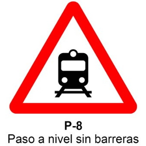 P-8 Paso a nivel sin barreras