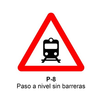 P-8 Paso a nivel sin barreras