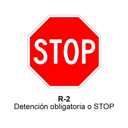 Señal MOPU acero de Prioridad Señales de Prioridad