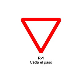 Señales MOPU Acero Señal MOPU acero triangular Señales de advertencia de peligro