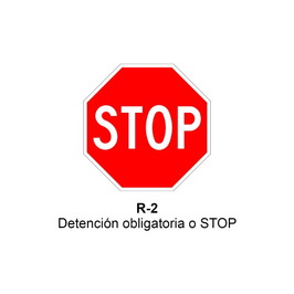 Detención obligatoria o STOP R-2