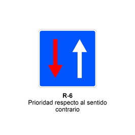 Señales MOPU Acero Señal MOPU acero de Prioridad Señales de Prioridad