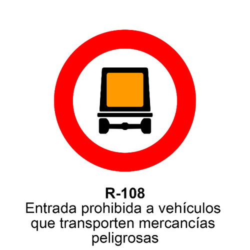 Señal MOPU aluminio circular Señales de obligación