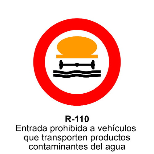 Señal MOPU aluminio circular Señales de obligación