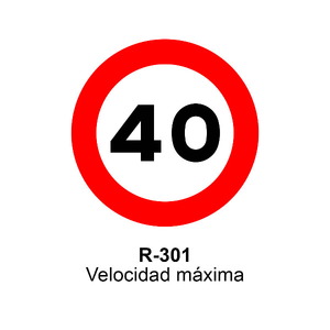 R-301 Velocidad máxima