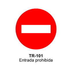 TR-101 Entrada prohibida