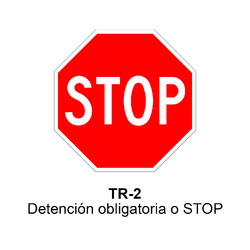 TR-2 Detención obligatoria o STOP