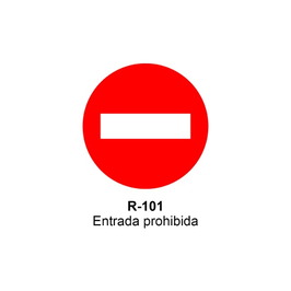 Señales MOPU Acero Señal MOPU acero circular Señales de prohibición