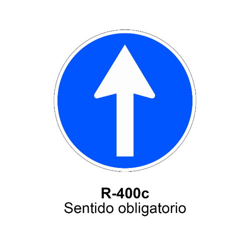 Señal MOPU acero circular obligación Señales de obligación