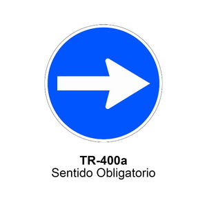 TR-400a Sentido obligatorio