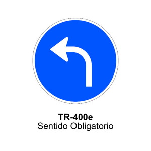 TR-400e Sentido obligatorio