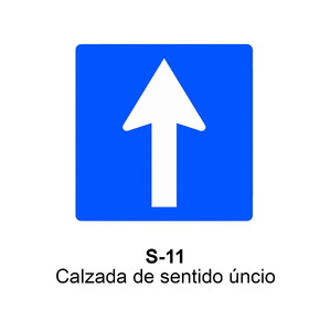 S-11 Calzada de sentido único